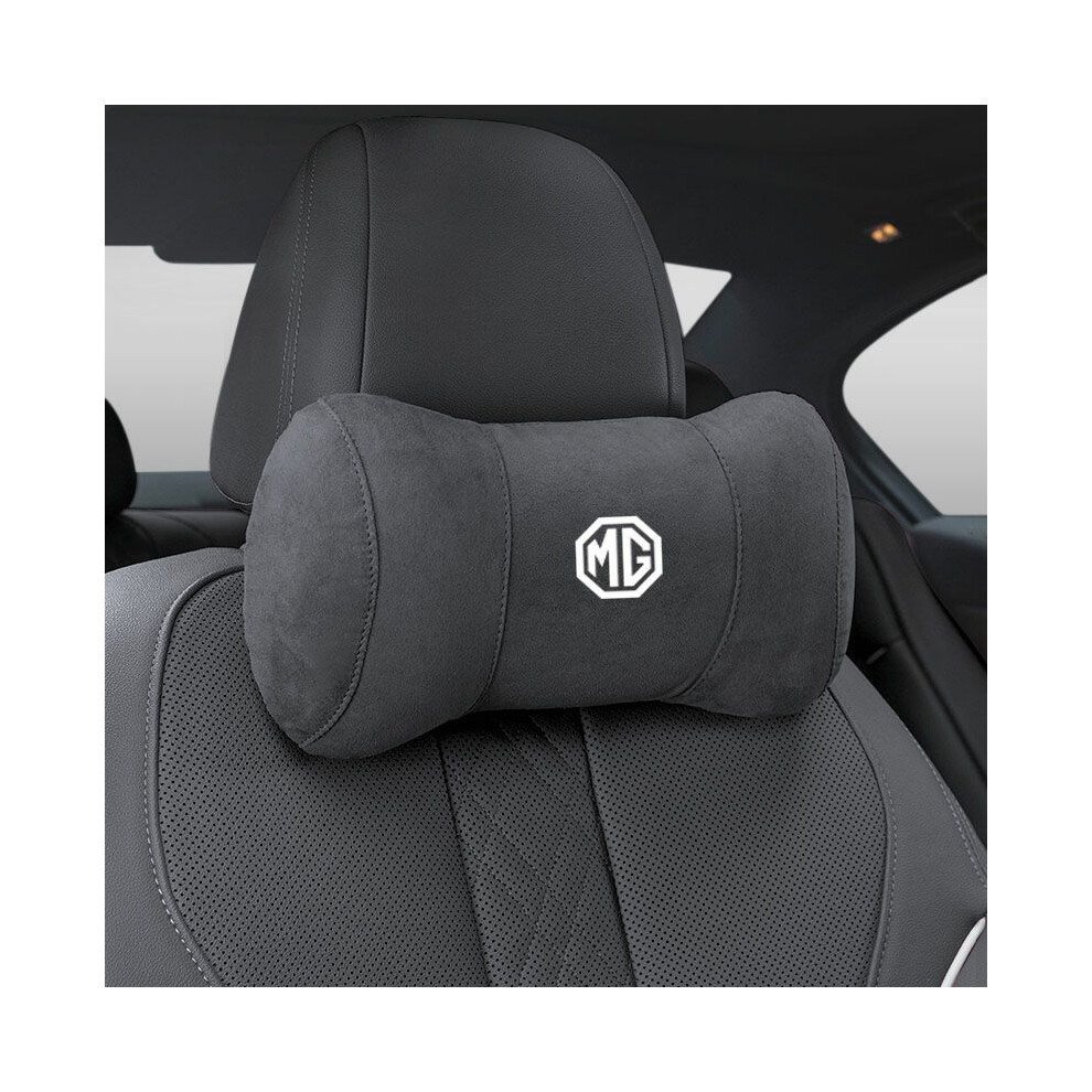 Maxpower (Black) Car Seat Headrest Pillow Neck Support Protector Cushion For Mg Zs Gs Hs