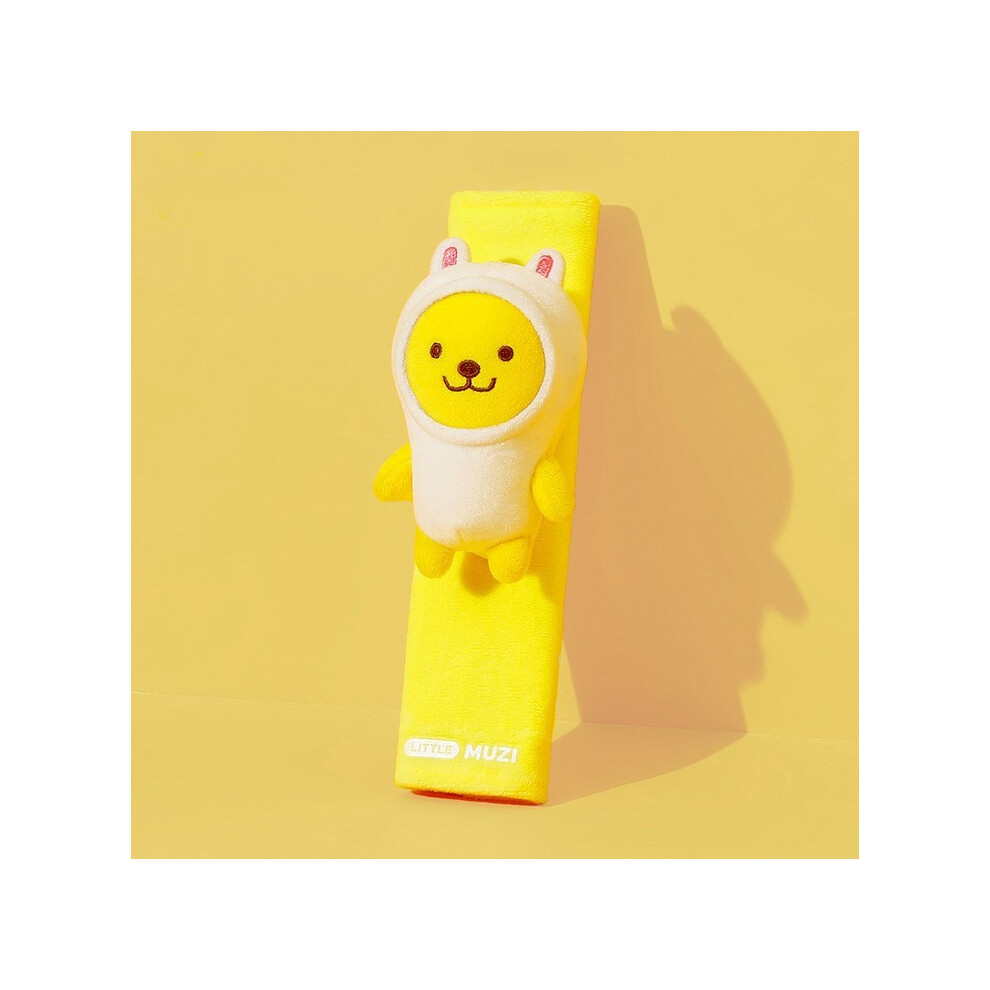 (yellow) Car headrest car interior cute cartoon pillow neck pillow car decoration-image-OPC-PDZMNMQ-NEW