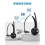 (Black) Mpow Pro Wireless Headphone V5.0 Updated MBH15 Bluetooth Headset with 3