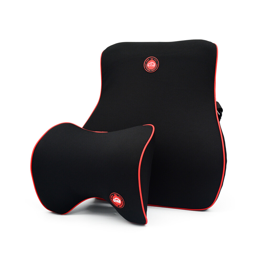 (22) Car Headrest Neck Lumbar Support Pillow Cushion with Adjustable Strap