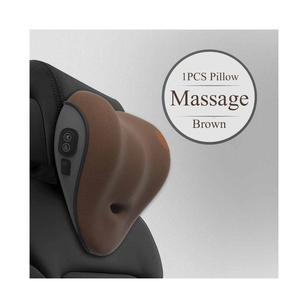 Maxpower (Massage Pillow Bn) Electric Massage Lumbar Support Car Waist Seat Back Cushion Car Pillow