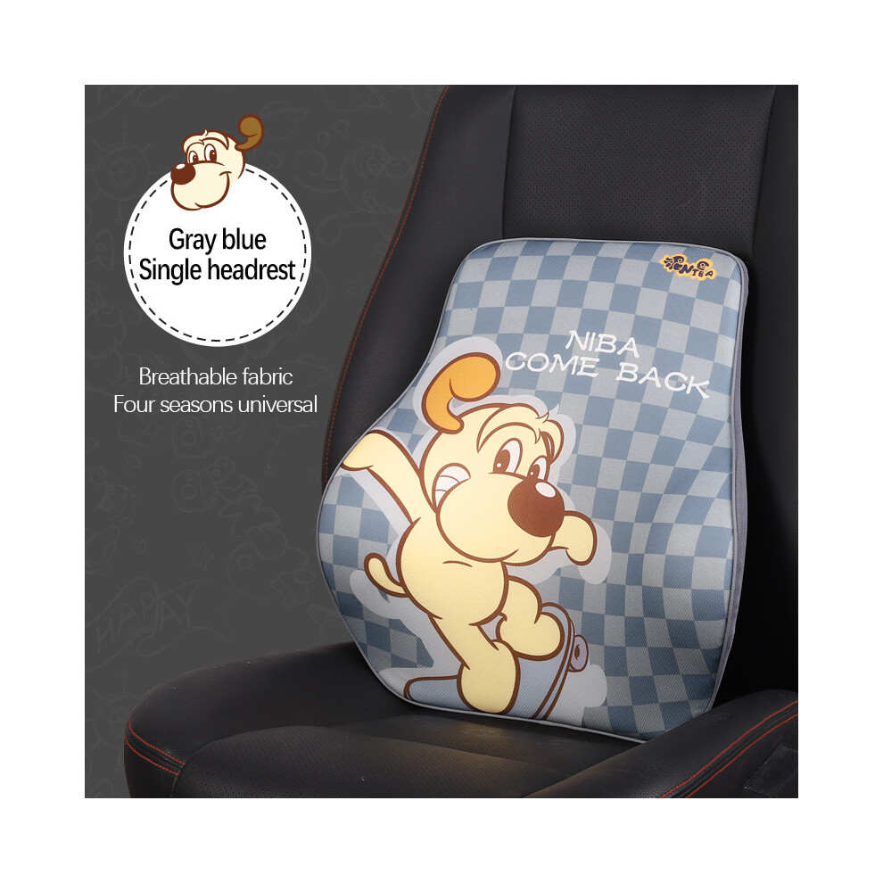 Maxpower (Lumbar Support E) Universal Car Seat Headrest Memory Foam Car Neck Pillow Seat Lumbar Pillow
