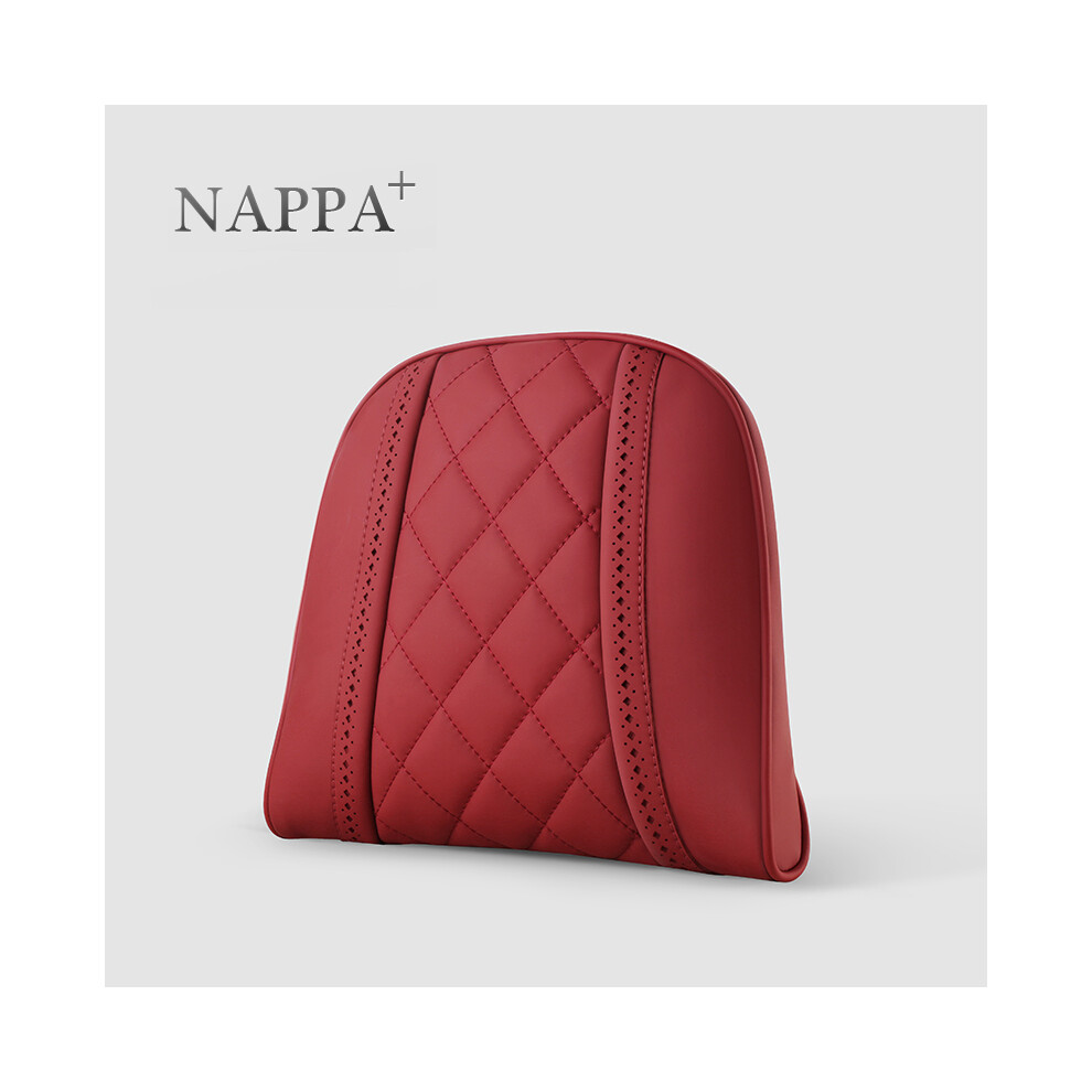 ( H) For Mercedes Benz Maybach S-Class Headrest Luxury Car Pillows Leather Red 9329547863314