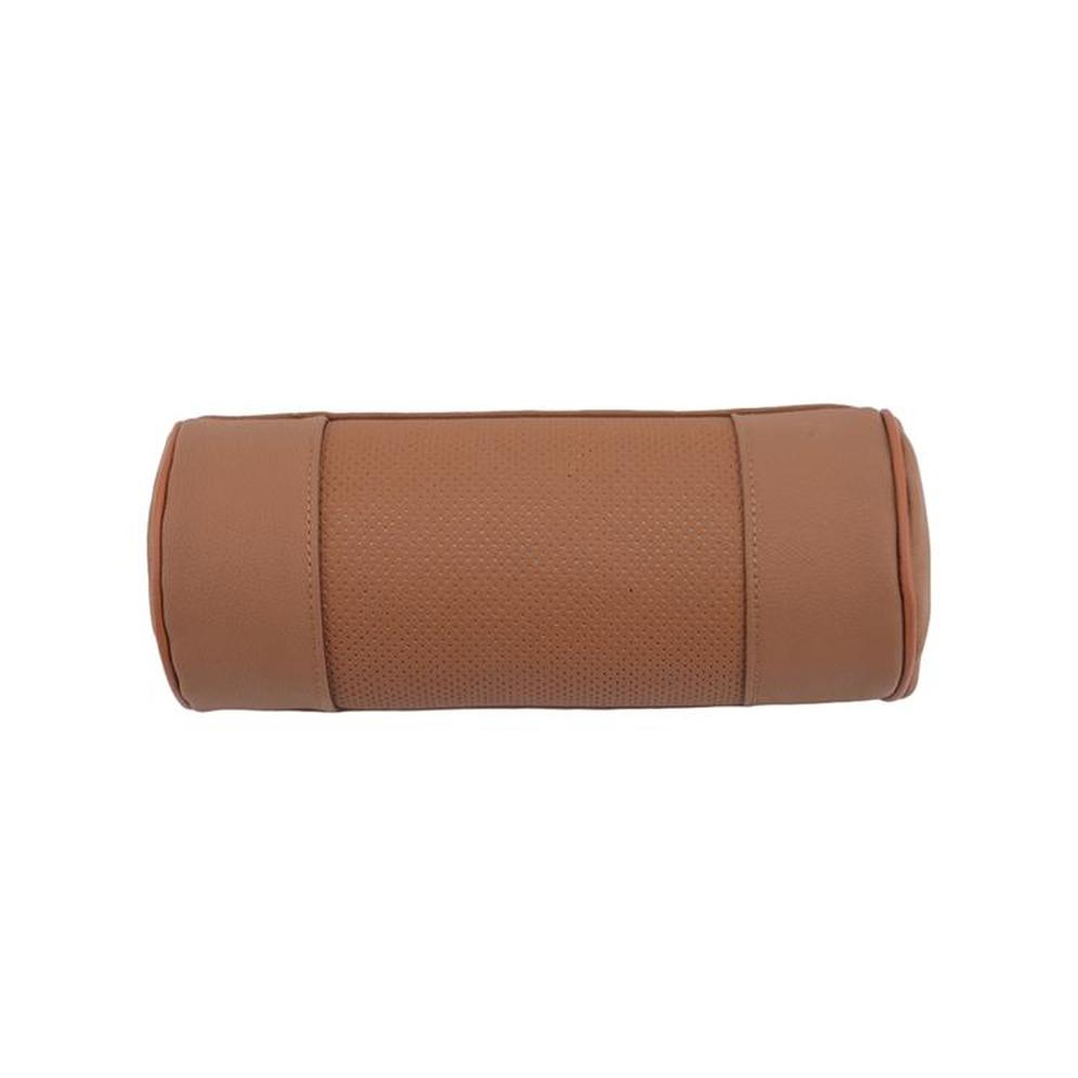 Maxpower (Auburn) Car Neck Memory Foam Pillow Leather Car Cervical Spine Office Chair Headrest