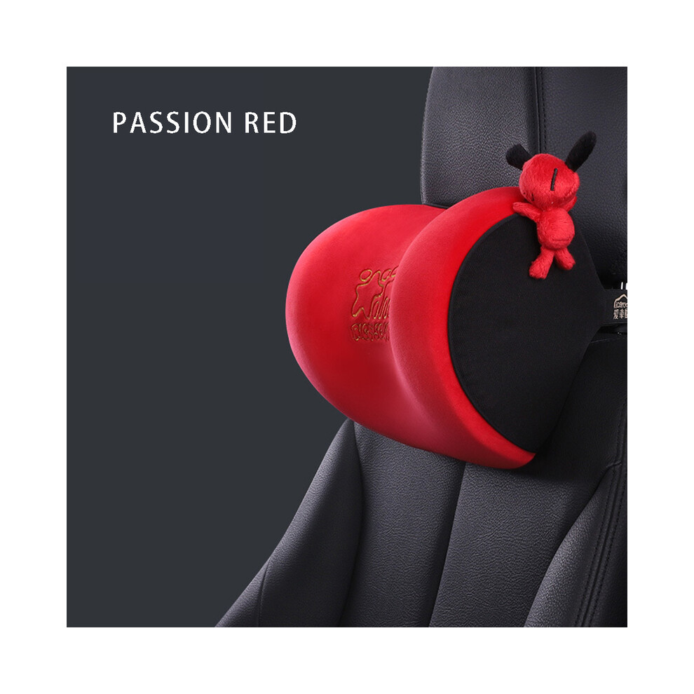 (T-663M-R) Car Seat Headrest Neck Pillow Lumbar Pillow Automatic Memory Foam Protection-image-OPC-PDZMQZN-NEW