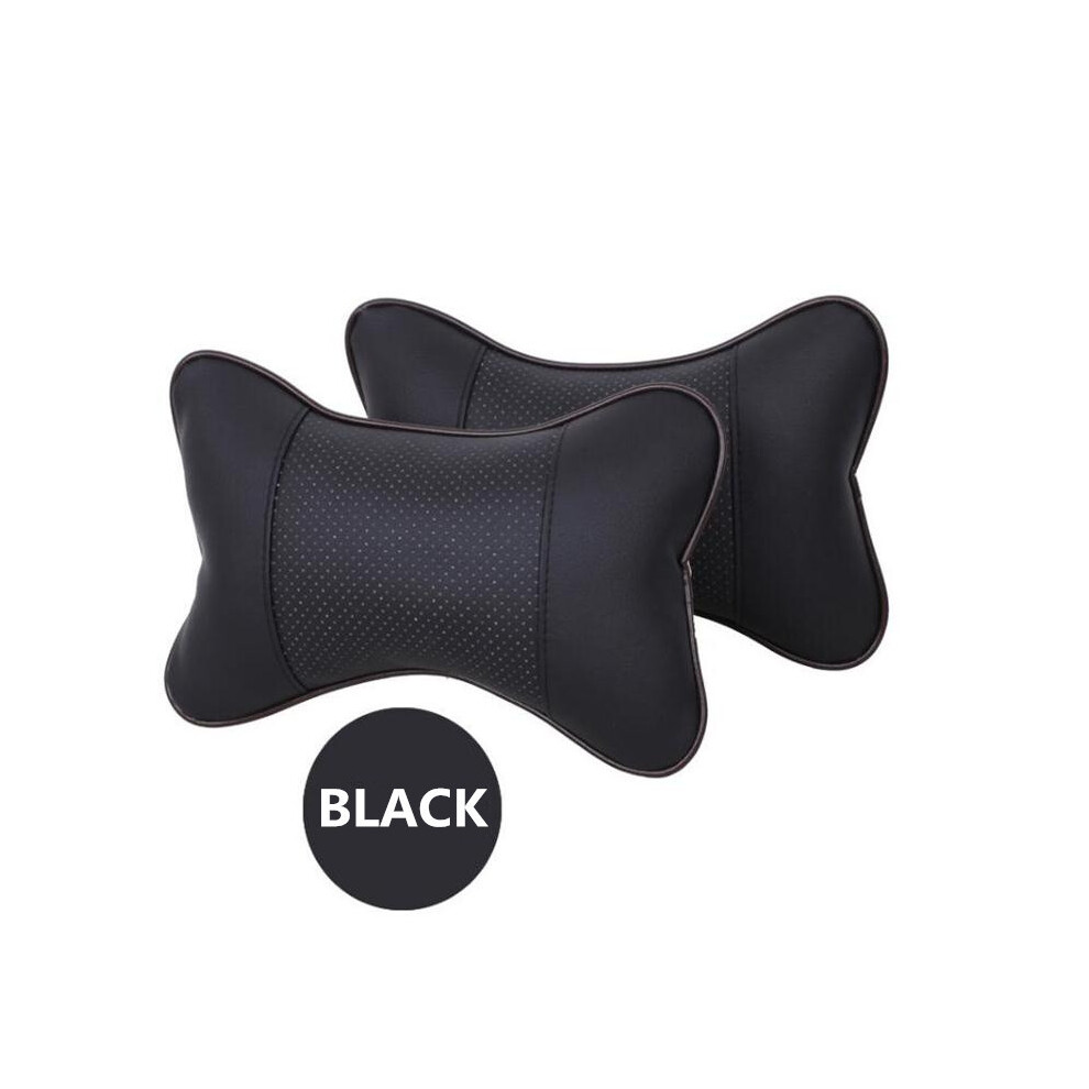 Maxpower (Black) 2Pcs Car Seat Neck Pillows Headrest For Toyota Camry Rav4 Crown Reiz Corolla Black