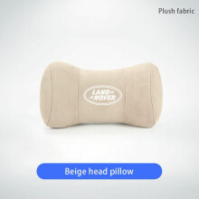 (FMP-Beige) Car Headrest Neck Pillow Auto Seat Pillow For Land Rover Defender Freelander