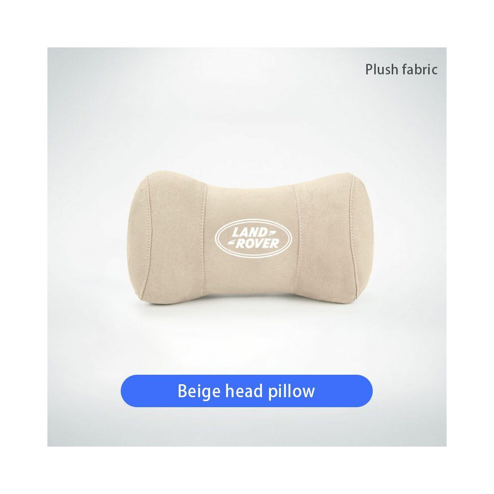 Maxpower (Fmp-Beige) Car Headrest Neck Pillow Auto Seat Pillow For Land Rover Defender Freelander