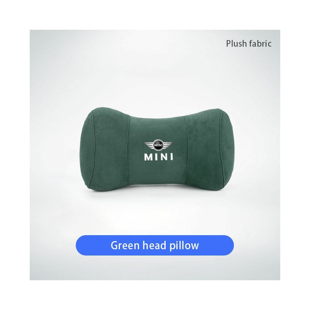 Maxpower (Fmp-) Car Headrest Neck Pillow Auto Seat Pillow For Mini Cooper One F55 F56 Green