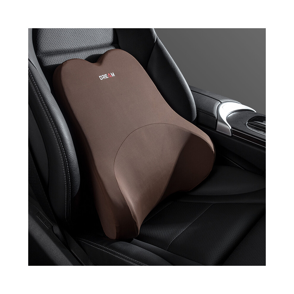 Maxpower (Lumbar Support-Bn) Car Lumbar Support Headrest Neck Pillow Support Universal Soft Neck Pillows