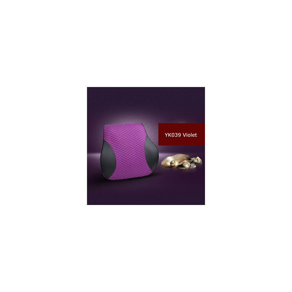 (Yk039 Violet 1Pcs) 1Pcs Memory Foam Cute Car Seat Headrest Pillow Solid For The Neck Rest 9329547846843