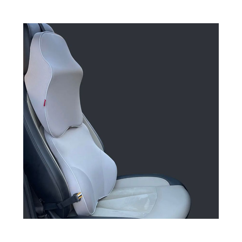 Maxpower (1 Set E) Knit Car Neck Pillow Seat Headrest Support Memory Foam Pillow Auto Headrest
