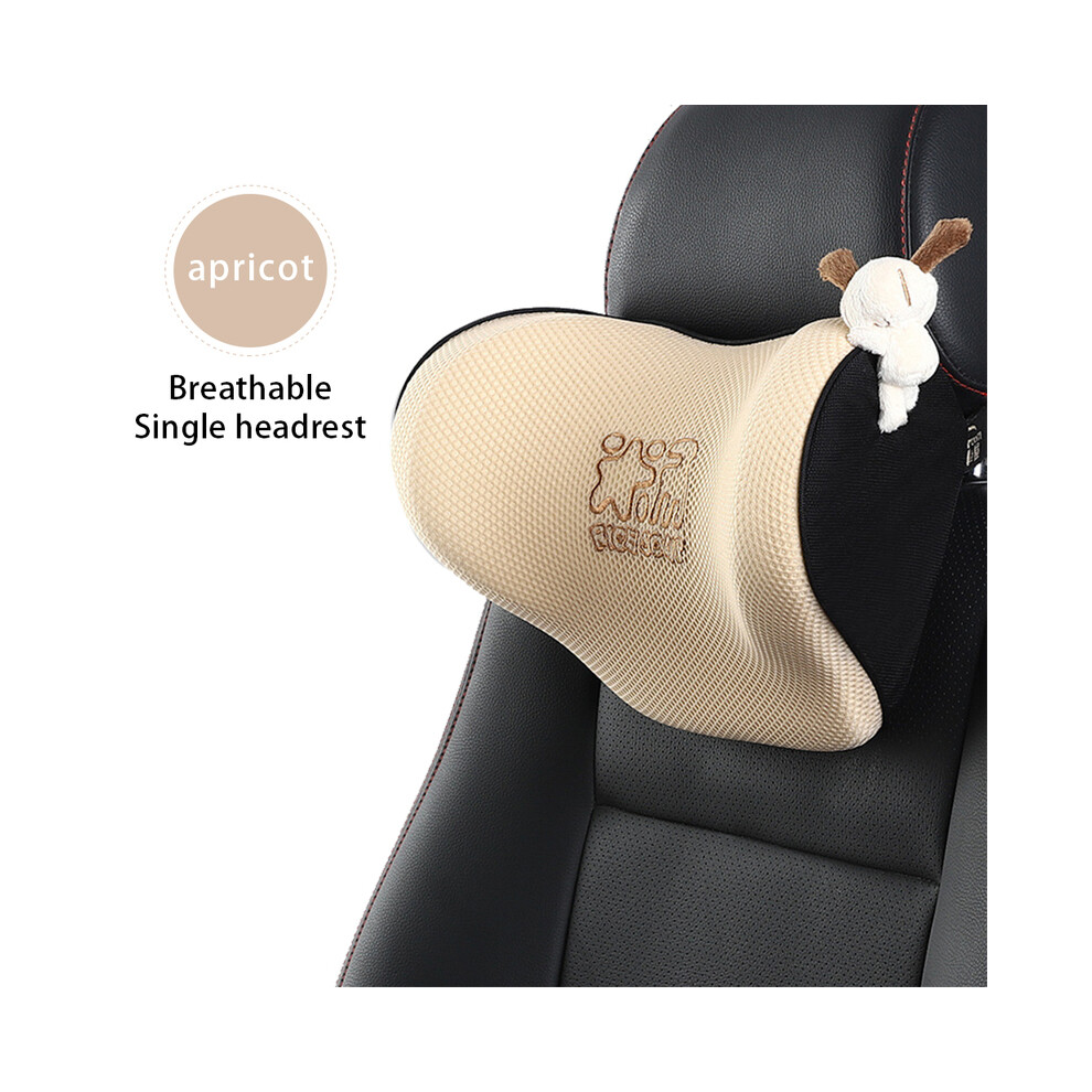Maxpower (Neck Pillow-Bg) Quality Car Headrest Neck Support Seat Breathable Guard Lumbar Pillow