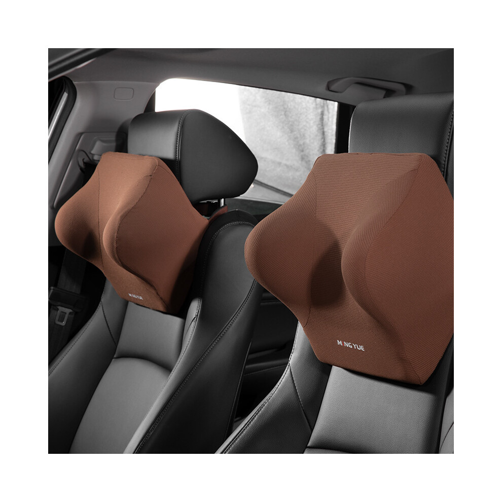 Maxpower (1Pc Coffee Headrest) Car Seat Headrest Pillow Neck Lumbar Support Pillow For Car Support For