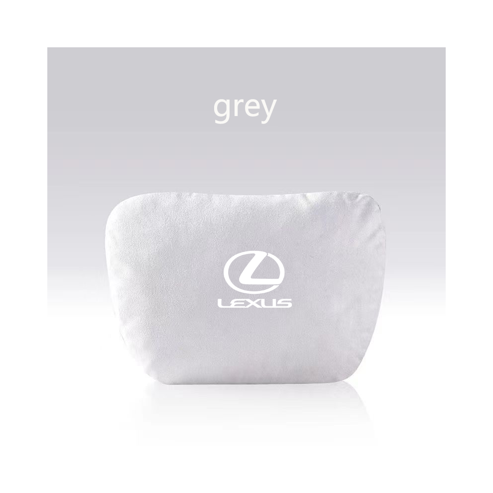 (grey 1PCS) Top Quality Car Headrest Neck Support Seat Soft Neck Pillow for Lexus-image-OPC-PDZMSBW-NEW