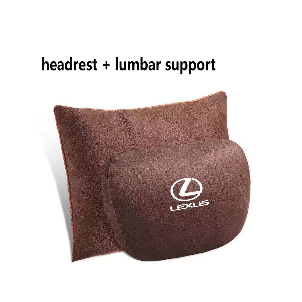 (mocha combination) Top Quality Car Headrest Neck Support Seat Soft Neck Pillow for Lexus-image-OPC-PDZMSC6-NEW