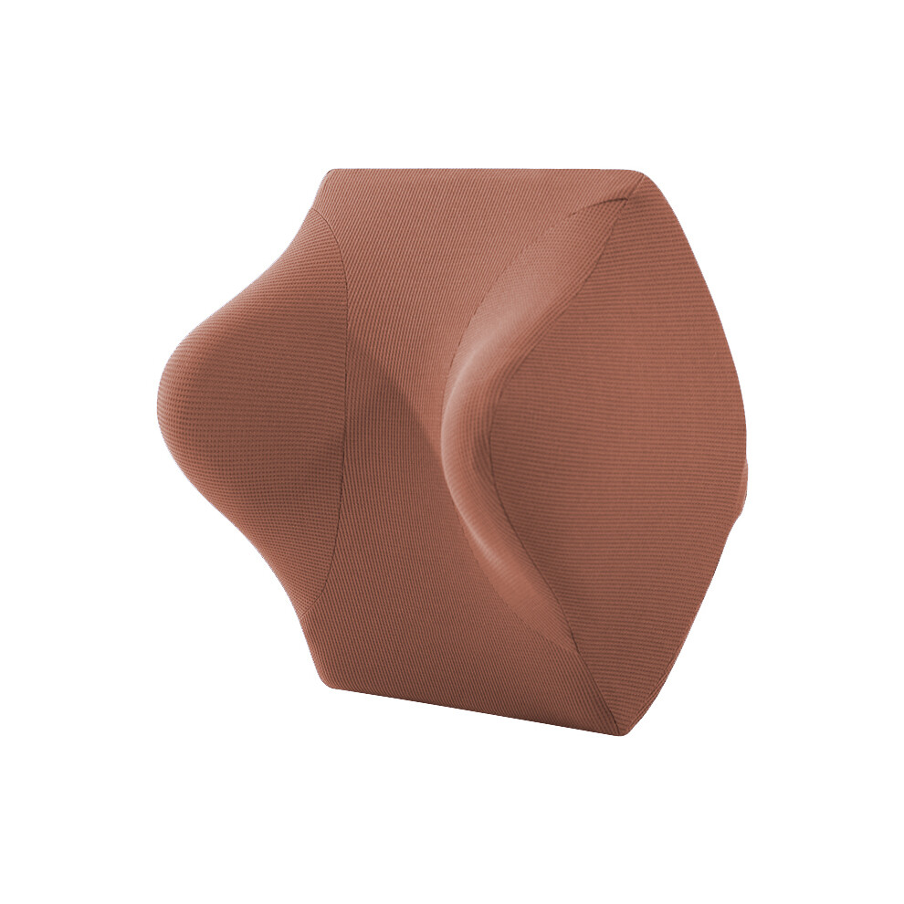 Maxpower (Coffee-Pillow) Car Lumbar Pillow Headrest Neck Pillow Support Universal Soft Neck Pillows