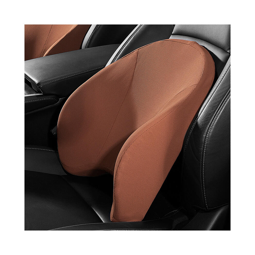 Maxpower (Coffee-Waist) Car Lumbar Pillow Headrest Neck Pillow Support Universal Soft Neck Pillows