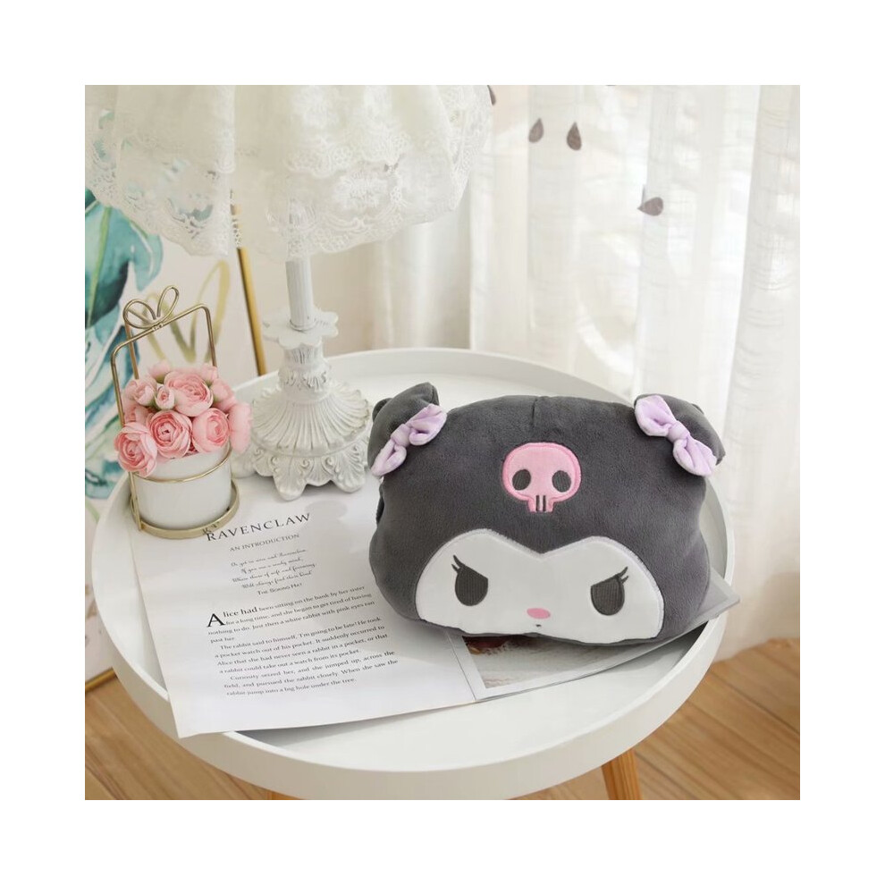 Maxpower (1Pcs Pillow) Cute Car Seat Pillow Car Headrest Neck Pillow Cartoon Devil Black/Pink