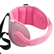 (pink) Baby Kids Adjustable Safety Car Seat pillow Head Support Fixed Soft Pillows