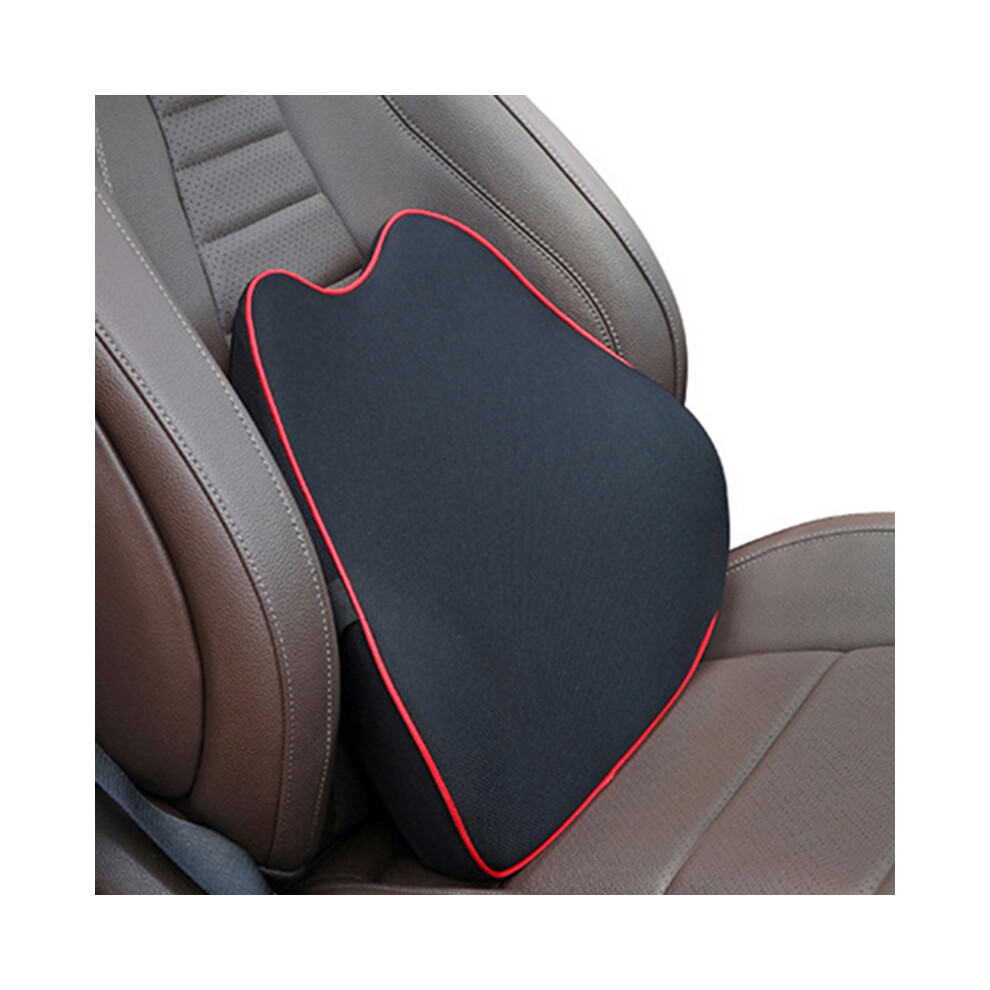 Maxpower ( Red) Universal Car Seat Pillow Memory Head Rest Automobile Headrest Pillow Black/Red
