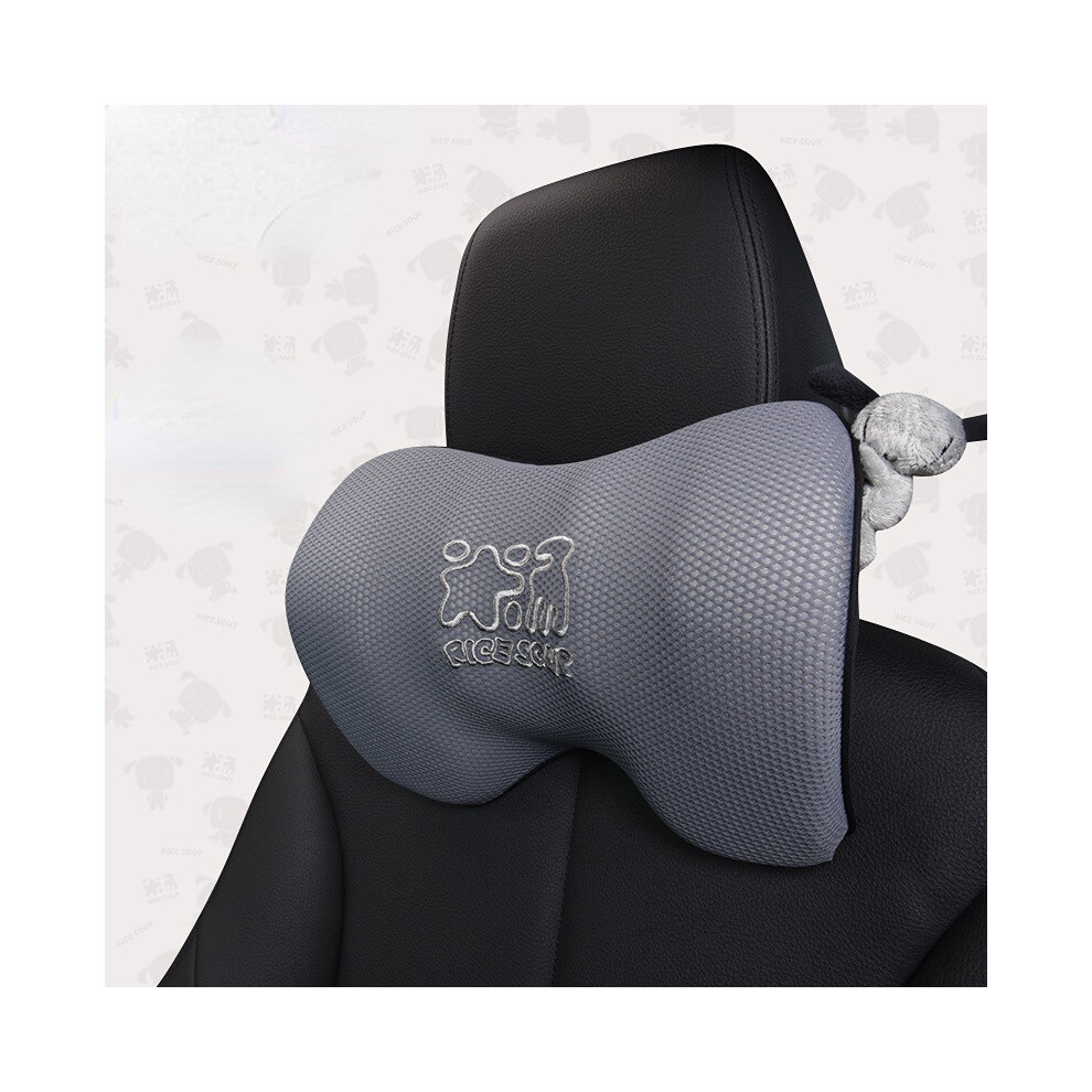 (T-626MS-H) Car Seat Headrest Neck Pillow Lumbar Pillow Memory Foam Five Bone Support-image-OPC-PDZMT2W-NEW