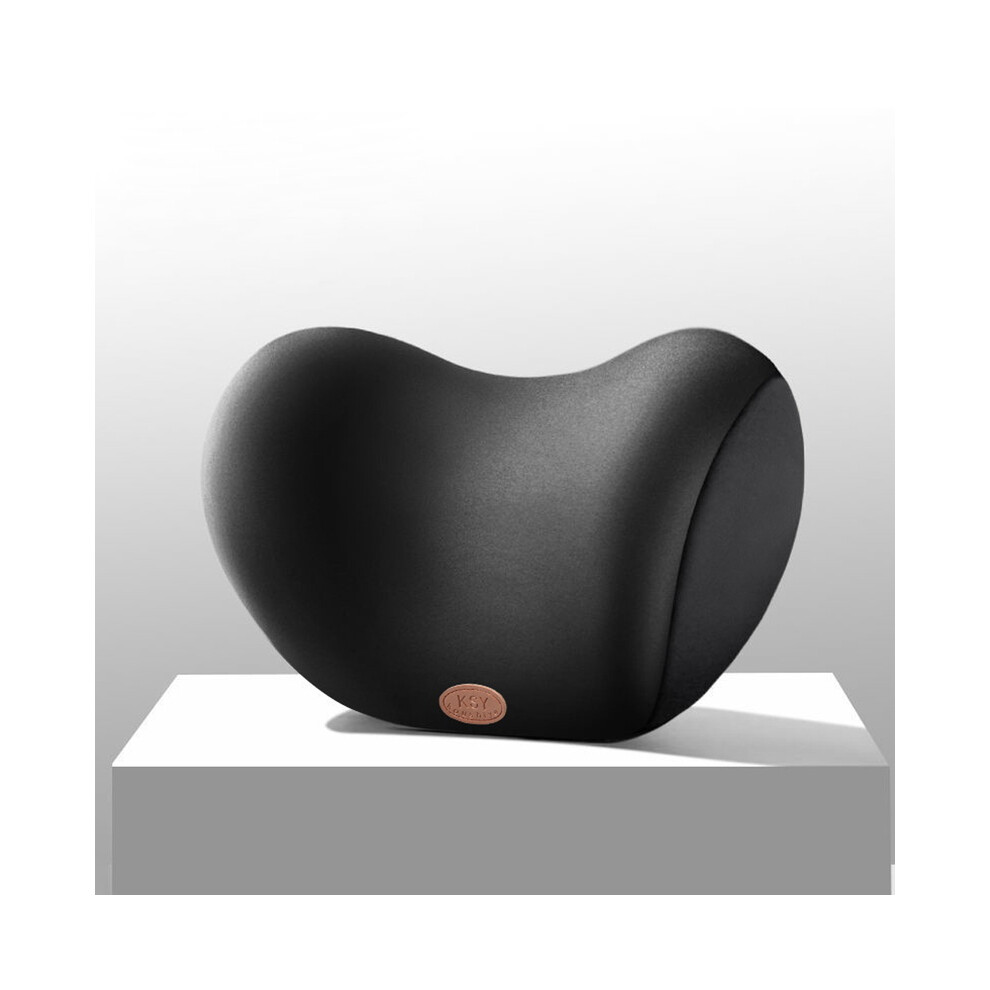 Maxpower (Headrest ) Car Pillow Headrest Neck Pillow Memory Foam Cervical Lumbar Support Car Black