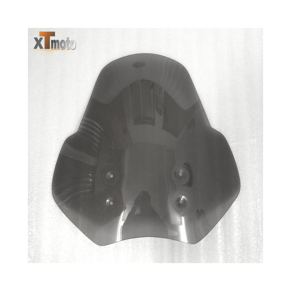 (Gray) Front Windscreen High Wind Shield Deflectors Visor For Kawasaki Versys650 Gray 8730012254154