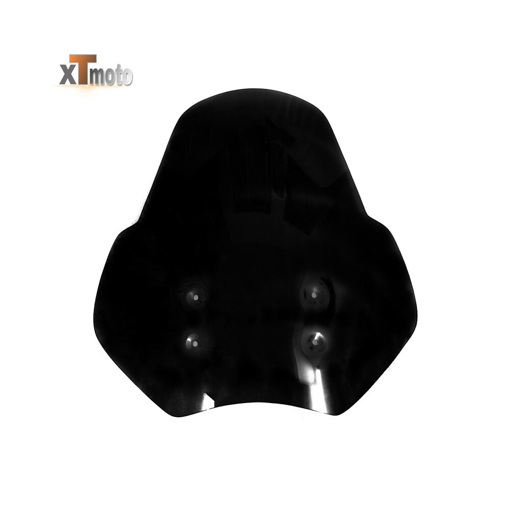 (Black) Front Windscreen High Wind Shield Deflectors Visor For Kawasaki Versys650 Black 8730012254185