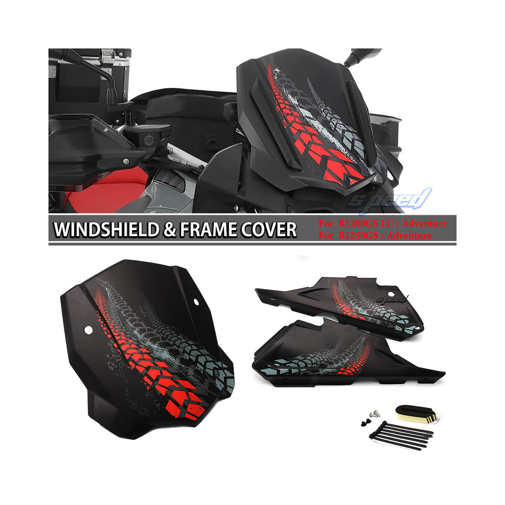 (B) Marco de parabrisas para BMW R1250GS ADV LC Adventure 2018-2023, cubierta-image-OPC-PDZMTSK-NEW