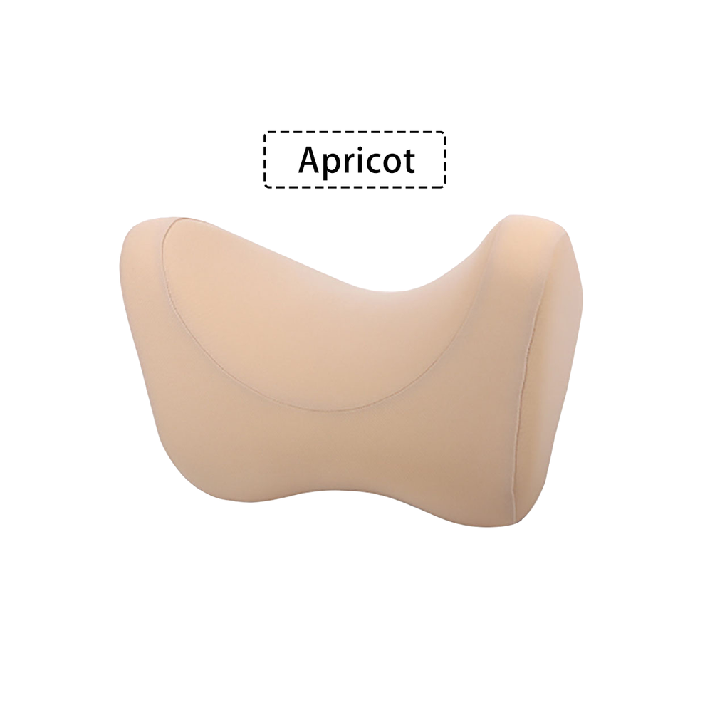 Maxpower (Apricot) Car Headrest Neck Support Pillow Auto Seat Headrest Neck Pillow For Car