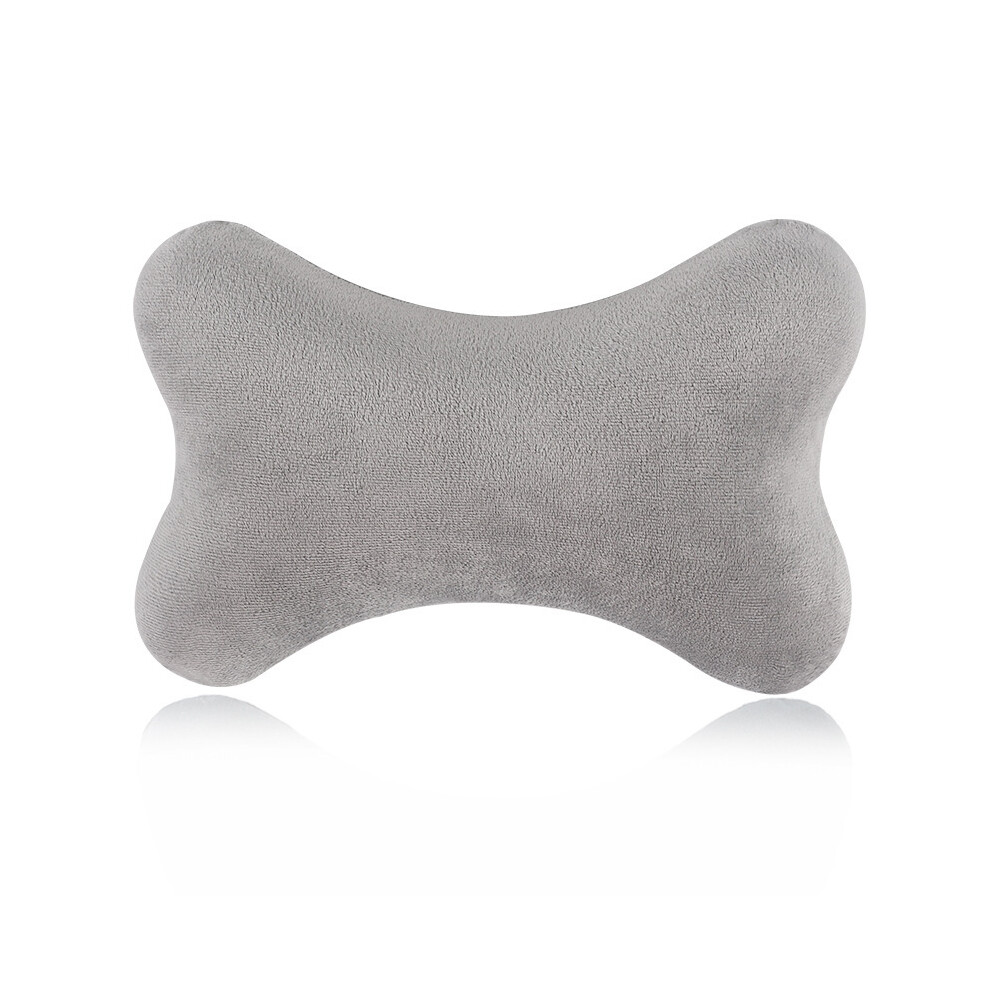 Maxpower (A ) Car Neck Headrest Pillow Memory Foam Car Seat Neck Pillow Breathable Crystal Gray
