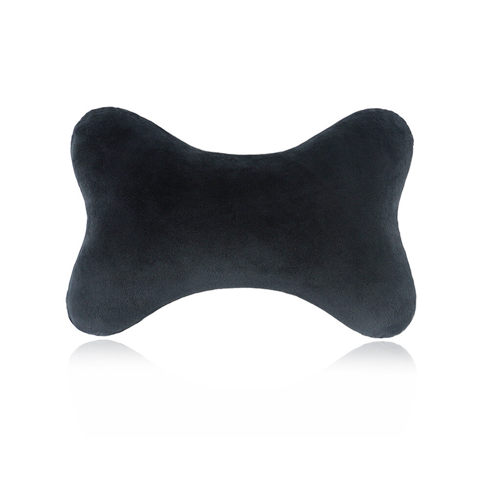 Maxpower (A ) Car Neck Headrest Pillow Memory Foam Car Seat Neck Pillow Breathable Crystal Black