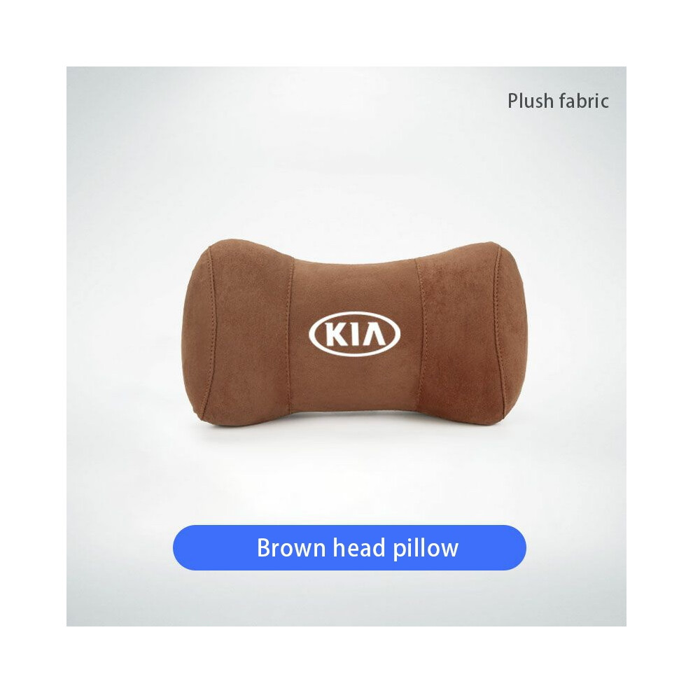 (FMP-Brown) 1Pcs Car Seat Headrest Protector Neck Pillow Accessorie For KIA Sportage-image-OPC-PDZMVRM-NEW