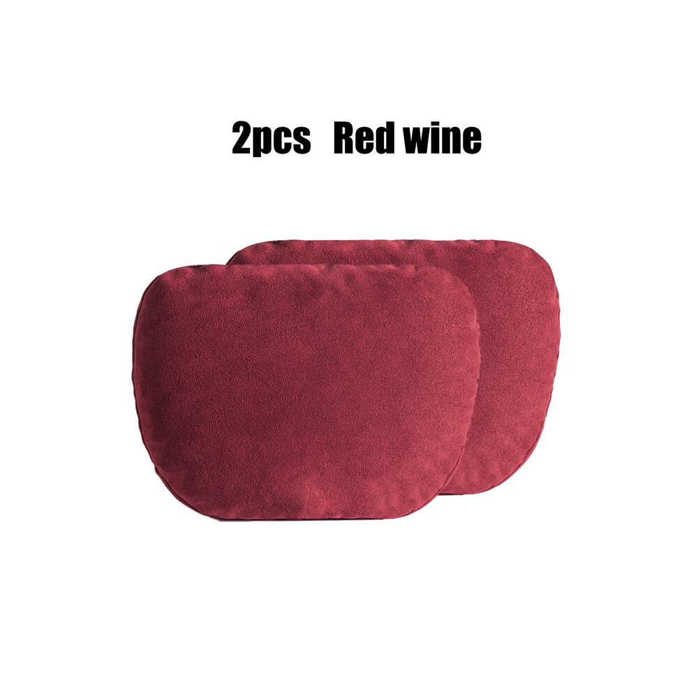 Maxpower (2Pcs Red Wine) Forbell Car Headrest Four Seasons General Purpose Vehicle Headrest Neck