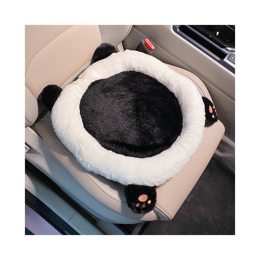 (Panda Seat Cover) 2023 New Cartoon Cute Rabbit Plush Four Seasons Universal Soft Seat Cushion 9329547847192
