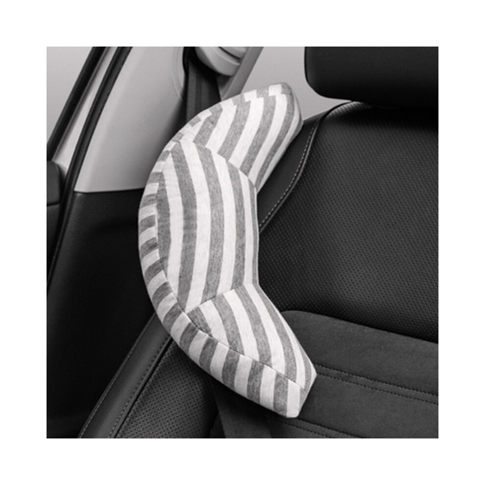 Maxpower (Gray) Car Headrest Pillow Sleeping Head Support Children Nap Shoulder Belt Pad Gray