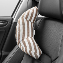 (Coffee) Car Headrest Pillow Sleeping Head Support Children Nap Shoulder Belt Pad