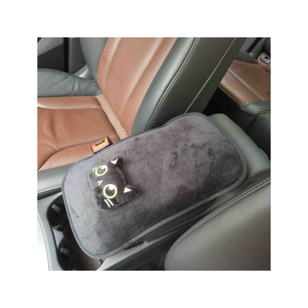 (Armrest cover) Four Seasons Generla Universal Black Cat Lumbar Pillow Headrest Neckpillow