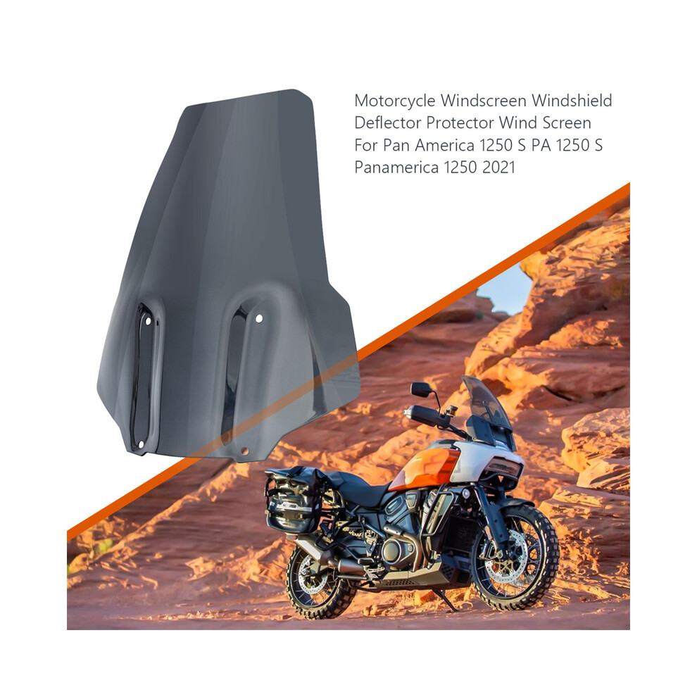 Maxpower (Black) For Pan America 1250 S Pa 1250 S Panamerica 1250 2021 Motorcycle Windscreen