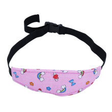 (Pink rainbow) Subject Head Child Car Car Adjustable Safety Seat Sleep Positioner Head