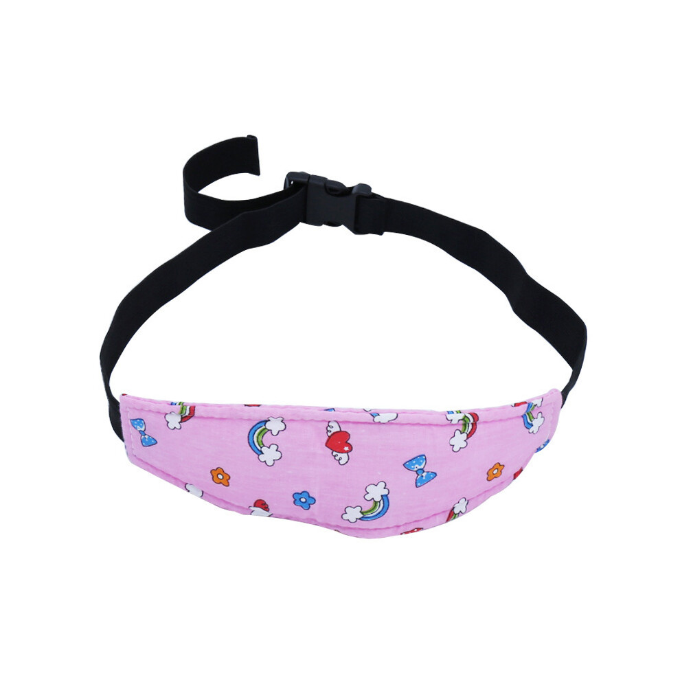 Maxpower (Pink Rainbow) Subject Head Child Car Car Adjustable Safety Seat Sleep Positioner Head