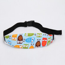 (Blue owl) Baby Car Seat Head Support Children Belt Fastening Belt Adjustable Boy