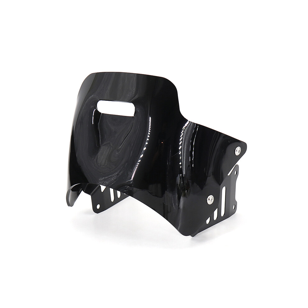 Maxpower (Black) Motorcycle Windscreen Windshield Fairing Deflector Cover Wind Deflector Black