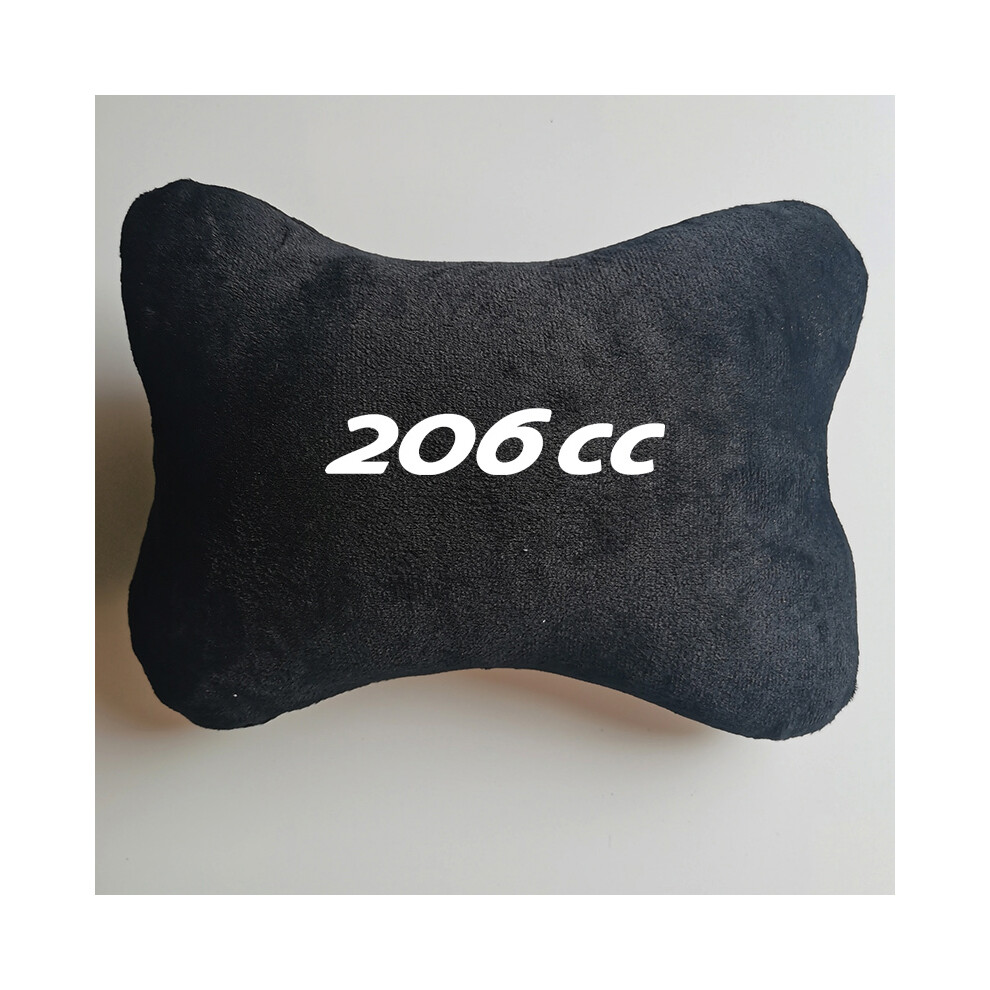 Maxpower (For 206Cc) Car Pillow Car Seat Headrest Auto Logo Neck Pillow For Peugeot Rifter