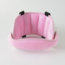 (Pink) Baby Kids Adjustable Safety Car Seat pillow Head Support Fixed Soft Sleeping
