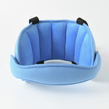(Blue) Baby Kids Adjustable Safety Car Seat pillow Head Support Fixed Soft Sleeping