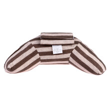 (Coffee) Children Auto Car Seat Headrest Pad Shoulder Support Cushion Cotton Soft