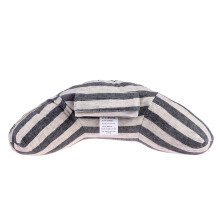 (Gray) Children Auto Car Seat Headrest Pad Shoulder Support Cushion Cotton Soft