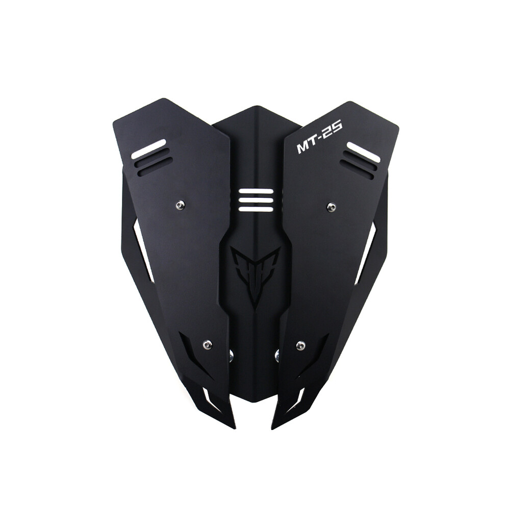 (Mt-25-) For Yamaha Mt-03 25 Mt03 Mt25 2020 Motorcycle Windshield Windscreen Aluminum Black 8730012242106